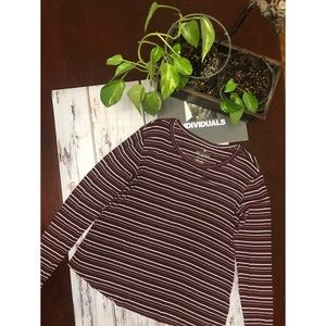 AE Outfitters | Soft & Sexy Burgundy Long Sleeve
